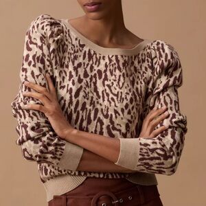 Maeve by Anthropologie Puff Sleeve Pullover Sweater